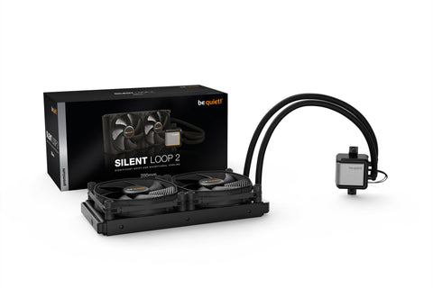 Enfriamiento Líquido be quiet! Silent Loop 2 – Bomba Amortiguada 280mm – Potencia Extrema sin Ruido – Profesional