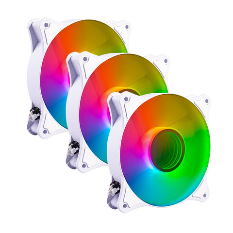 Kit 3 Ventiladores de 120mm ARGB  Balam Rush Eolox Blaze EX90KW: Velocidad: 1500 Rpm - Flujo de aire: 35.37