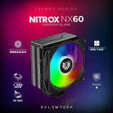 Disipador Balam Rush NITROX NX60 Velocidad: 600-1800 Rpm - Flujo de aire: 73.6 CFM