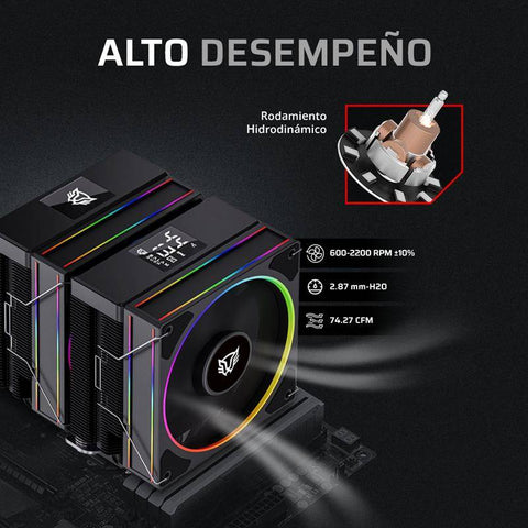 Enfriamiento y Ventilación Balam Rush HEX55