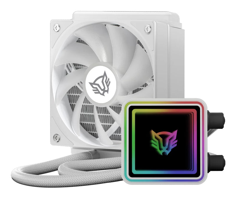 Enfriamiento Líquido Balam Rush Cryo Prism 120 Ice - Disipación Eficiente con Iluminación - Mantiene tu Procesador Fresco