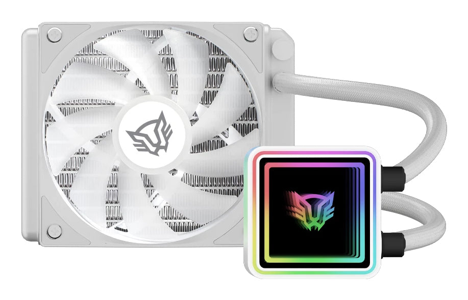 Enfriamiento Líquido Balam Rush Cryo Prism 120 Ice - Disipación Eficiente con Iluminación - Mantiene tu Procesador Fresco