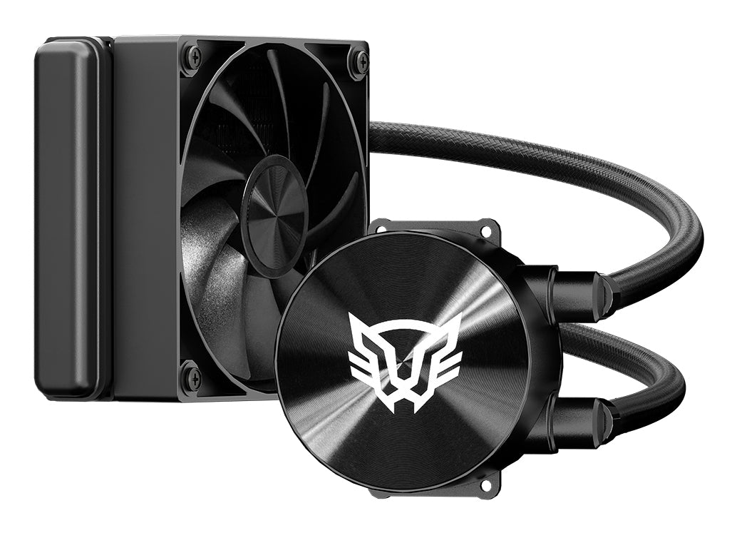 Enfriamiento Líquido Balam Rush Cryo Allblack 120 - Diseño Minimalista Negro - Rendimiento Térmico Silencioso