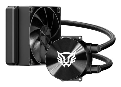 Enfriamiento Líquido Balam Rush Cryo Allblack 120 - Diseño Minimalista Negro - Rendimiento Térmico Silencioso