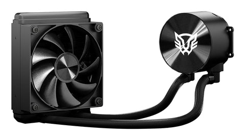 Enfriamiento Líquido Balam Rush Cryo Allblack 120 - Diseño Minimalista Negro - Rendimiento Térmico Silencioso