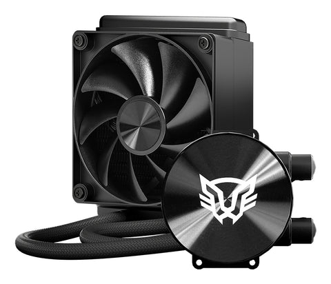 Enfriamiento Líquido Balam Rush Cryo Allblack 120 - Diseño Minimalista Negro - Rendimiento Térmico Silencioso