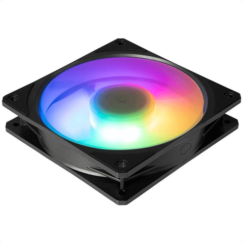 Ventilador Cooler Master Mobius 120P RGB - 120mm y 2400 RPM - Presión de Aire Optimizada y Silencioso - Nuevo