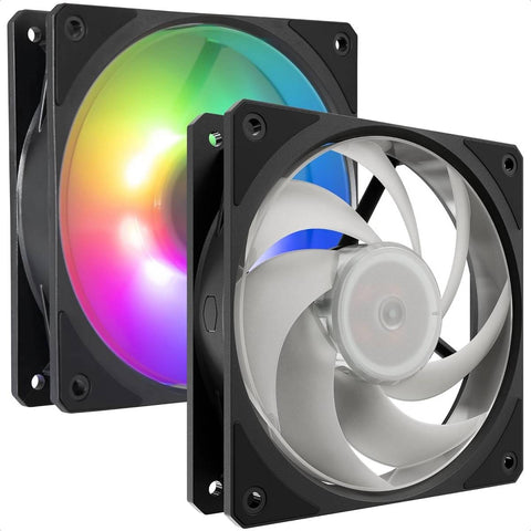 Ventilador Cooler Master Mobius 120P RGB - 120mm y 2400 RPM - Presión de Aire Optimizada y Silencioso - Nuevo