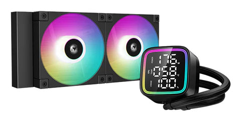 Enfriamiento Líquido Gamer DeepCool LD240 ARGB - Radiador 240mm y Ventilación 2400RPM - Máxima Disipación para CPU
