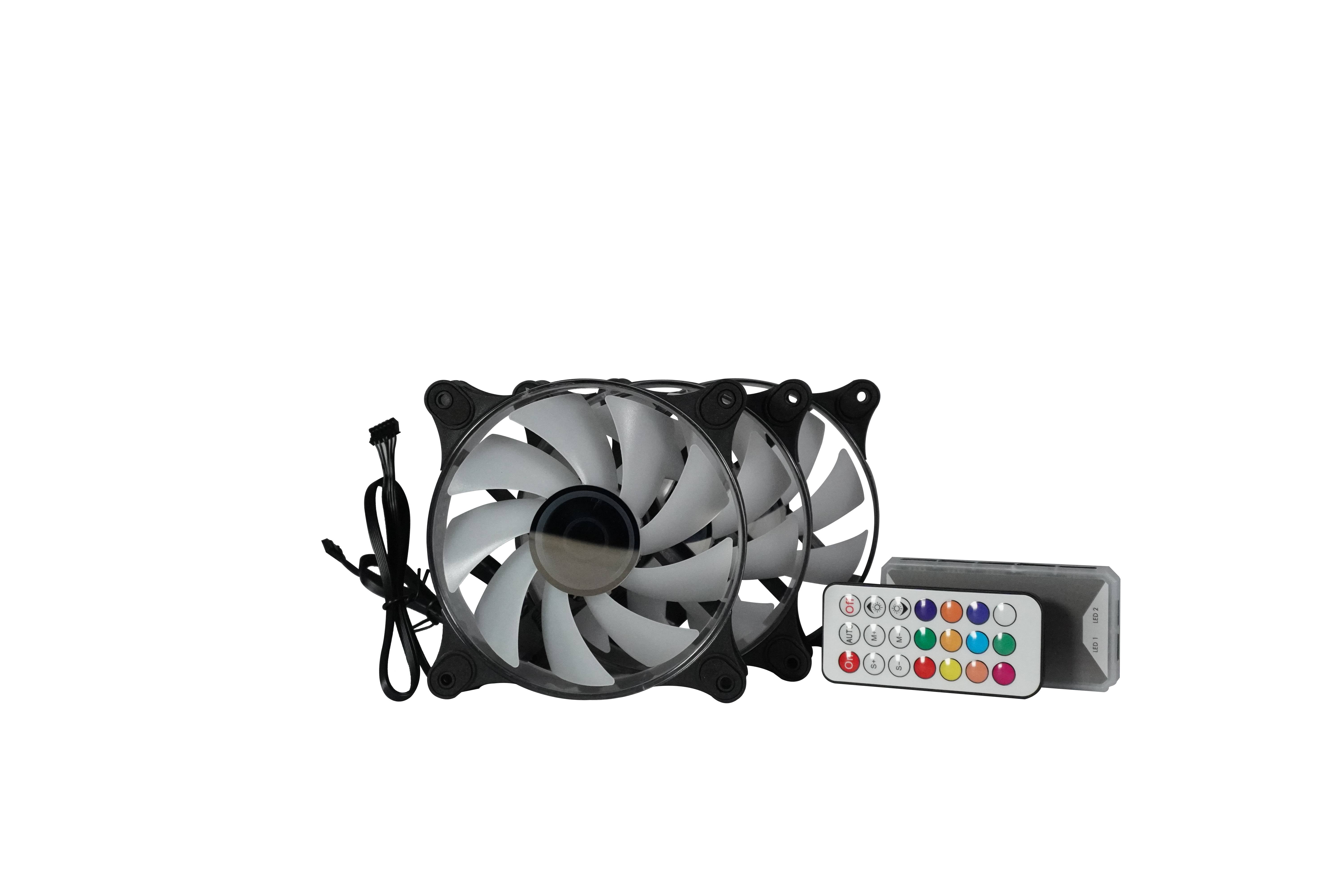 Kit de Ventiladores Naceb NA-0962 120mm | Iluminación ARGB 6 Pines | Excelente Ventilación para tu Gabinete