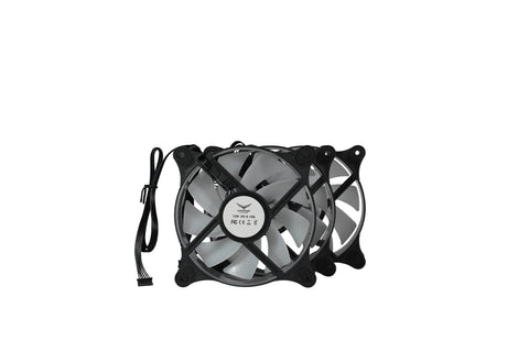 Kit de Ventiladores Naceb NA-0962 120mm | Iluminación ARGB 6 Pines | Excelente Ventilación para tu Gabinete
