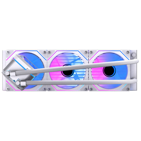 Enfriamiento Líquido Naceb Boreal 360mm Blanco NA-0657B | Pantalla LCD 2.8" ARGB | Rendimiento Extremo y Personalizable