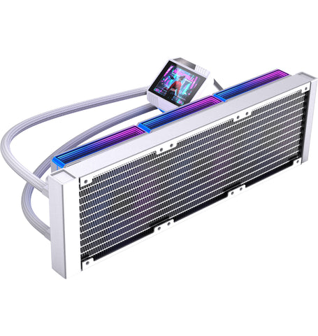 Enfriamiento Líquido Naceb Boreal 360mm Blanco NA-0657B | Pantalla LCD 2.8" ARGB | Rendimiento Extremo y Personalizable