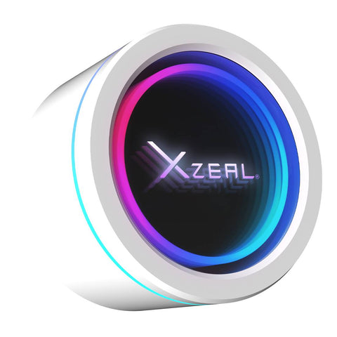 Enfriamiento Líquido Xzeal XZ413 Blanco - 240mm con Mangueras ARGB y PWM - Aspecto Ártico y Control Térmico - Nuevo
