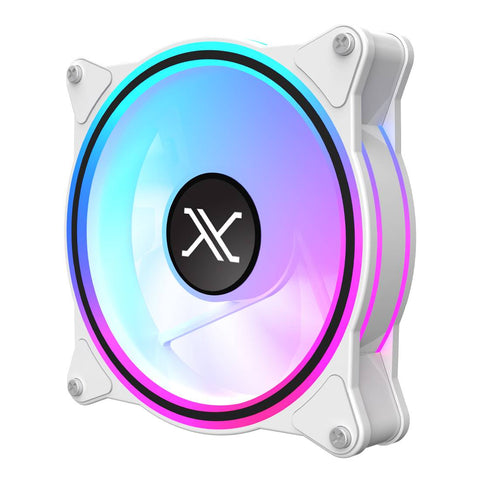 Enfriamiento Líquido Xzeal XZ413 Blanco - 240mm con Mangueras ARGB y PWM - Aspecto Ártico y Control Térmico - Nuevo