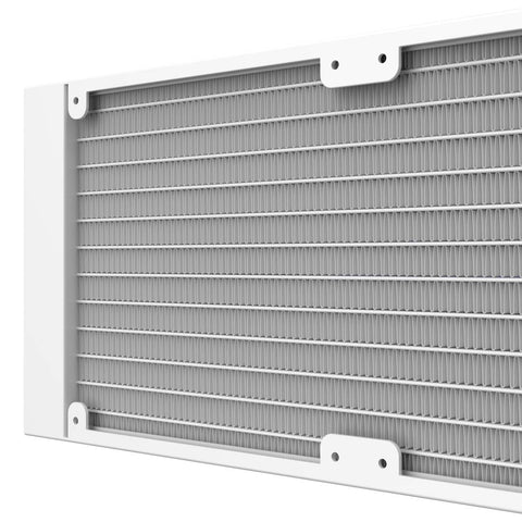 Enfriamiento Líquido Xzeal XZ413 Blanco - 240mm con Mangueras ARGB y PWM - Aspecto Ártico y Control Térmico - Nuevo
