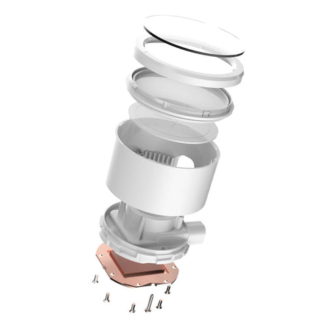 Enfriamiento Líquido Xzeal XZ414 Blanco - 360mm con Mangueras ARGB y 3 Fanes - Enfriamiento Masivo y Deslumbrante - Nuevo