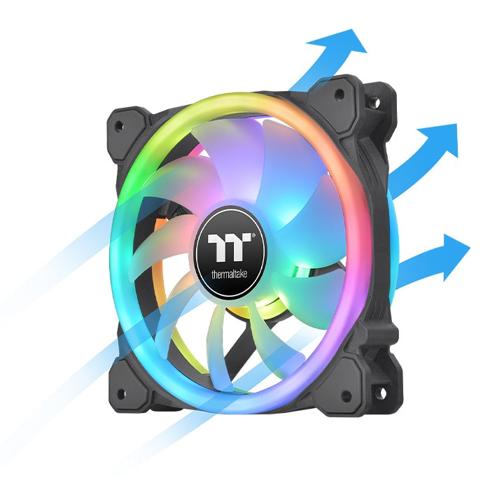 Ventilador Thermaltake SWAFAN 12 RGB Radiator Fan TT Premium Edition (3-Fan Pack)(CL-F137-PL12SW-A) -