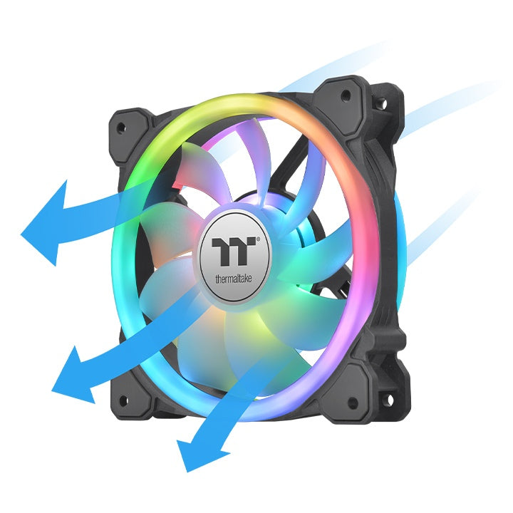 Ventilador Thermaltake SWAFAN 12 RGB Radiator Fan TT Premium Edition (3-Fan Pack)(CL-F137-PL12SW-A) -