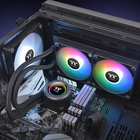Enfriamiento Liquido Thermaltake TH240 V2 ARGB Sync All-In One Liquid Cooler (CL-W361-PL12SW-A) - Color Negro