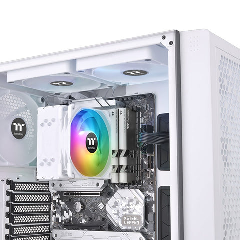 Disipador Thermaltake UX200 SE ARGB Lighting CPU Cooler White (CL-P116-AL12SW-A) - Color Blanco