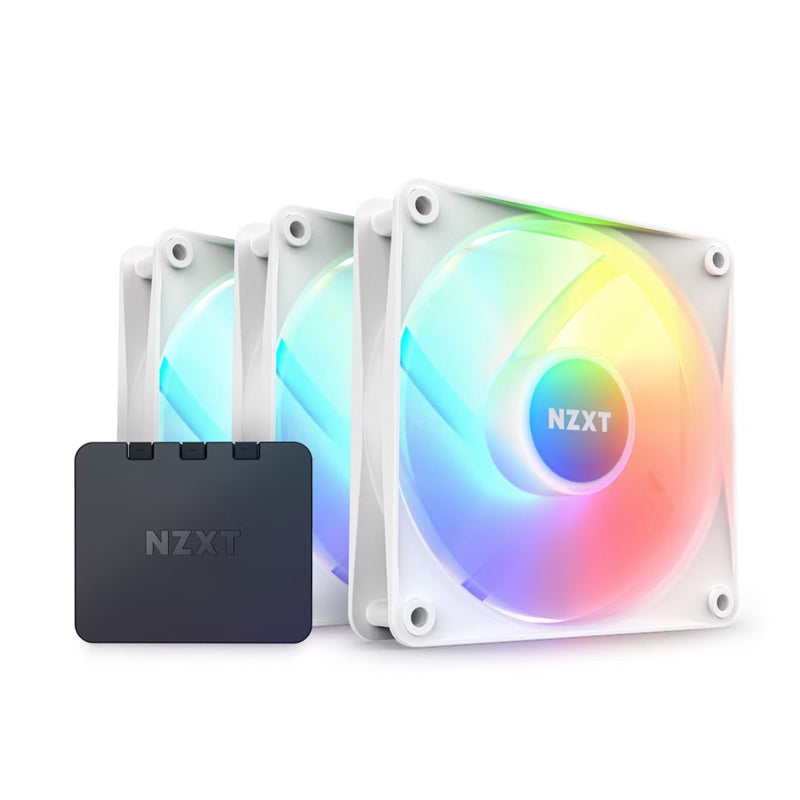 Ventilador Nzxt Para Gab 120Mm F120 Rgb Triple White 80 Ea RF-R12TF-W1