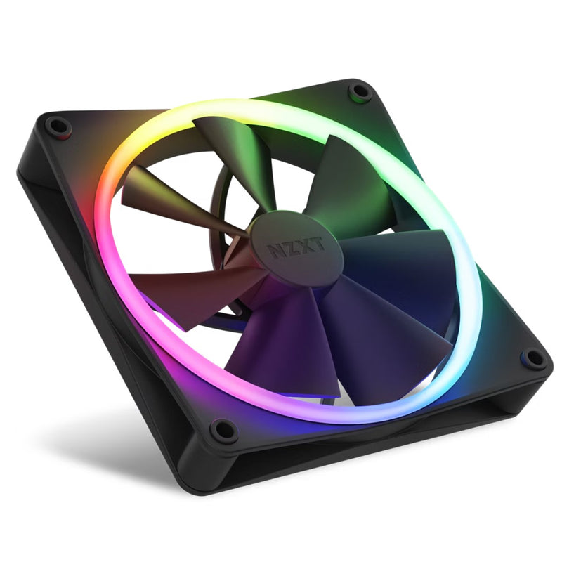 Ventilador Nzxt Para Gab 140Mm F140 Rgb Twin Bk 80 Ea (Rf-R14Df-B1)