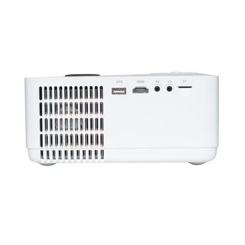 Video proyector GHIA.Resolución Full HD - 4K, 350 ANSI, Desde 30-200 pulgadas, Conexión WiFi, USB, HDMI, 3.5 MM TF Card. Modelo GVP350