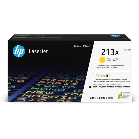 Toner Hp 213A Laserjet Amarillo Para 5700 6700 Mfp 5800 6800 W2132A