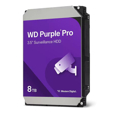 Disco Duro Interno Wd 8Tb 3.5 267 Mb Sata Cmr Purple Pro (Wd8002Purp)