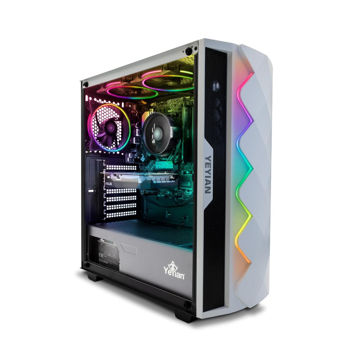 Gabinete Gamer Yeyian Abyss 2500 White Atx (Yga-49702-Fa)