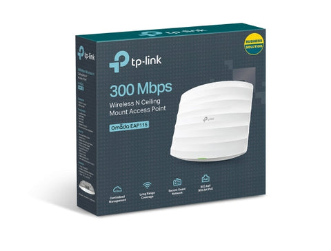 Accespoint De Techo Tp-Link, N300, Poe, Multi Ssid,  Eap115