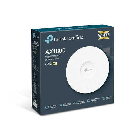 Access Point De Techo Tp-Link, Ax1800, Mu-Mimo, Dualband, Eap620hd