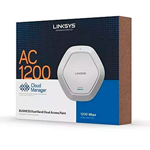 Access Point Linksys Dual Band Cloud, Poe, Ac1200, Mimo2x2, (Lapac1200c)