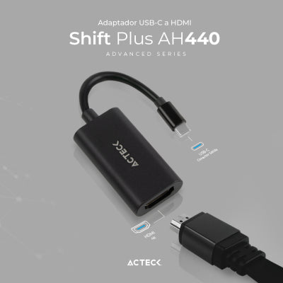 Adaptador Acteck Usb-C A Hdmi Shift Plus Ah440 Macho-Hembra Ac-934701
