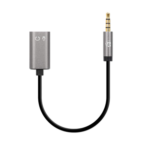 Adaptador Audio 3.5Mm Trrs 1 M A 2H 20Cm Manhattan 356107