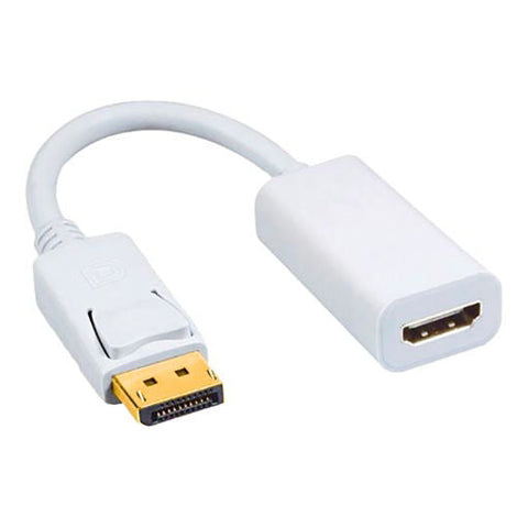 Adaptador Brobotix Displayport Macho A Hdmi  Hembra, Blanco
