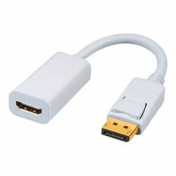 Adaptador Brobotix Displayport Macho A Hdmi  Hembra, Blanco