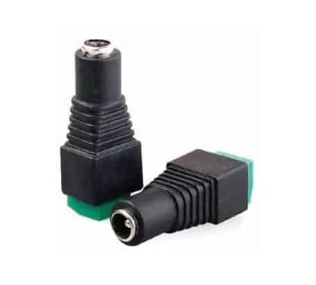 Adaptador De Energia Qian Qay-60307 Hembra Tipo Jack 3.5 Cctv