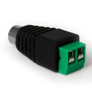 Adaptador De Energia Qian Qay-60307 Hembra Tipo Jack 3.5 Cctv