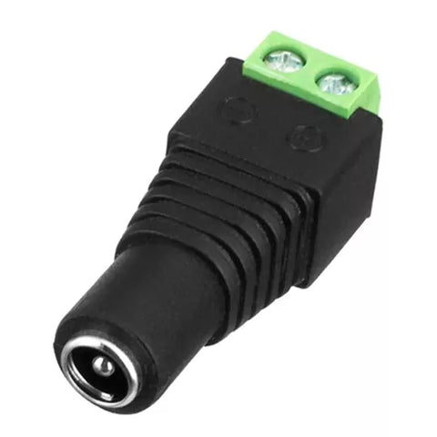 Adaptador De Energia Qian Qay-60307 Hembra Tipo Jack 3.5 Cctv