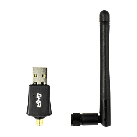 Adaptador De Red Ghia Usb 2.0 Inalambrico 300 Mbps, Alta Velocidad, Con Antena