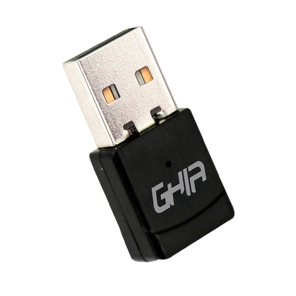 Adaptador De Red Ghia Usb 2.0 Inalambrico Dual Band 600 Mbps Alta Velocidad