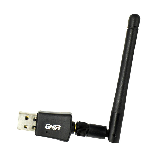 Adaptador De Red Ghia Usb 2.0 Inalambrico Dual Band 600 Mbps Alta Velocidad Con Antena