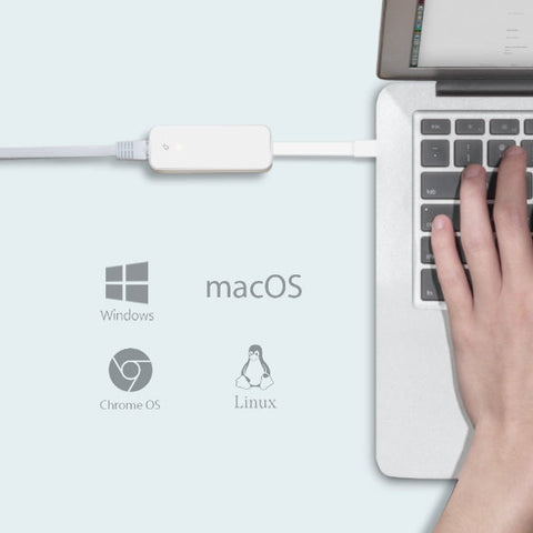 Adaptador De Red Usb Type-C A Rj45 Gigabit Ethernet, Ue300c