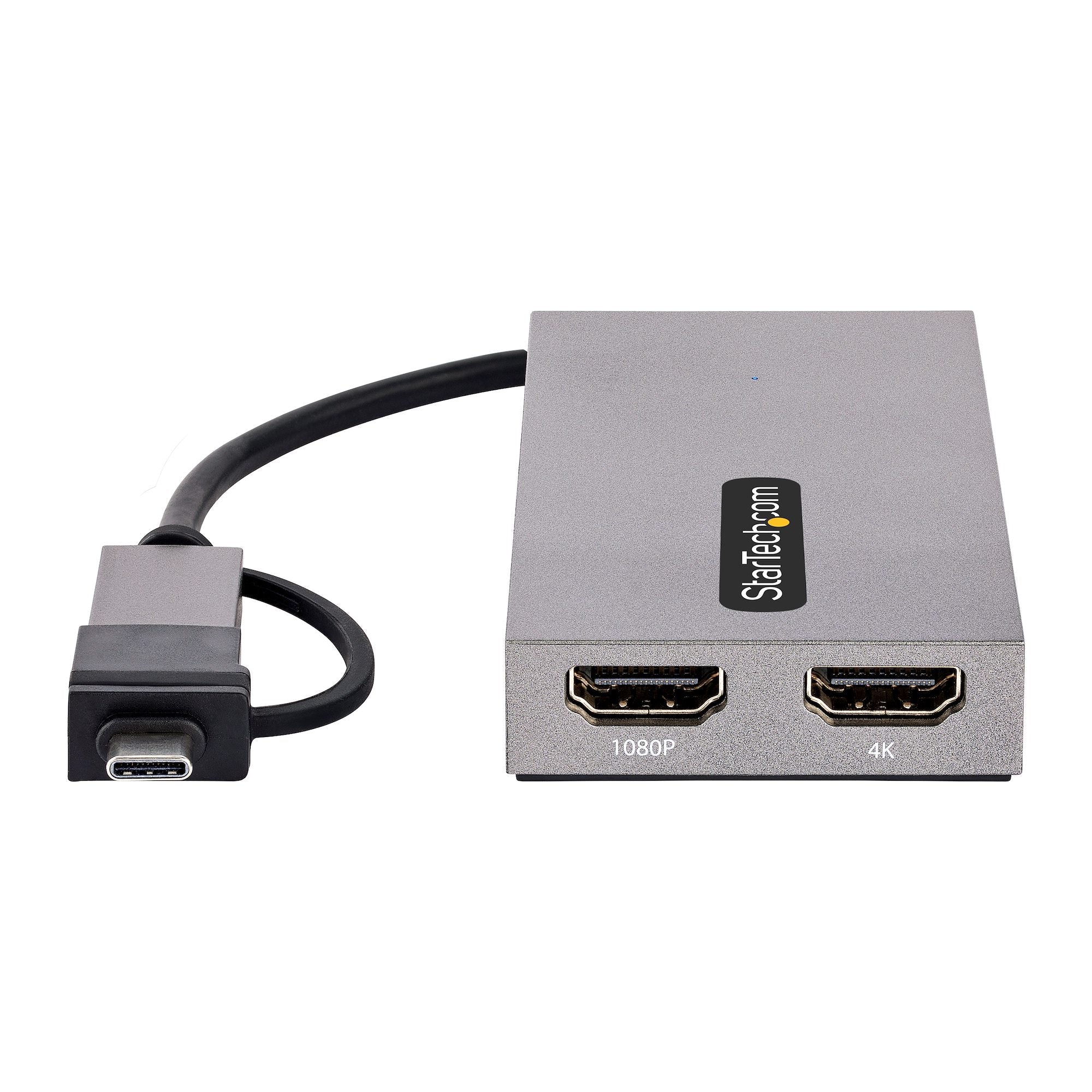 Adaptador De Usb 3.0 A Hdmi Doble, Usb A/C A 2 Pantallas Hdmi , Dongle Usb-A A C, Cable De 11cm, Win/Mac Modelo 107b-Usb-Hdmi