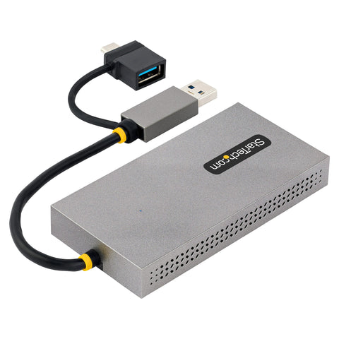 Adaptador De Usb 3.0 A Hdmi Doble, Usb A/C A 2 Pantallas Hdmi , Dongle Usb-A A C, Cable De 11cm, Win/Mac Modelo 107b-Usb-Hdmi
