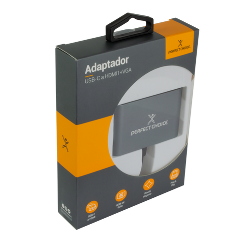 Adaptador De Usb Tipo C A Hdm1, Vga Perfect Choice