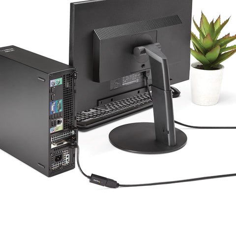 Adaptador De Video Displayport A Hdmi Con Audio Adaptador Activo Dp 1.2 Para Computadoras De Escritorio, Laptops 4k @ 30hz - Modelo Dp2hd4ks