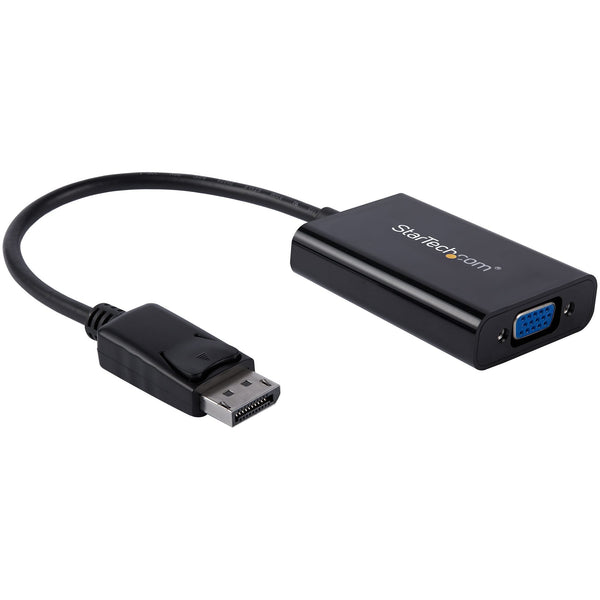 Adaptador De Video Displayport A Vga Con Audio Convertidor  Hembra Vga Hd15 A Macho Dp 1920x1200 - Modelo Dp2vgaa